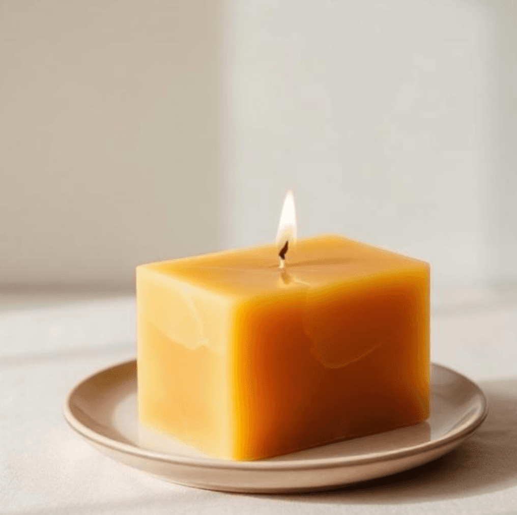 Beeswax Taper Candles — Set of 4